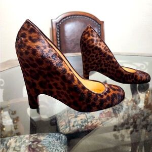 Christian Louboutin Leopard Print Women's Pumps EUC